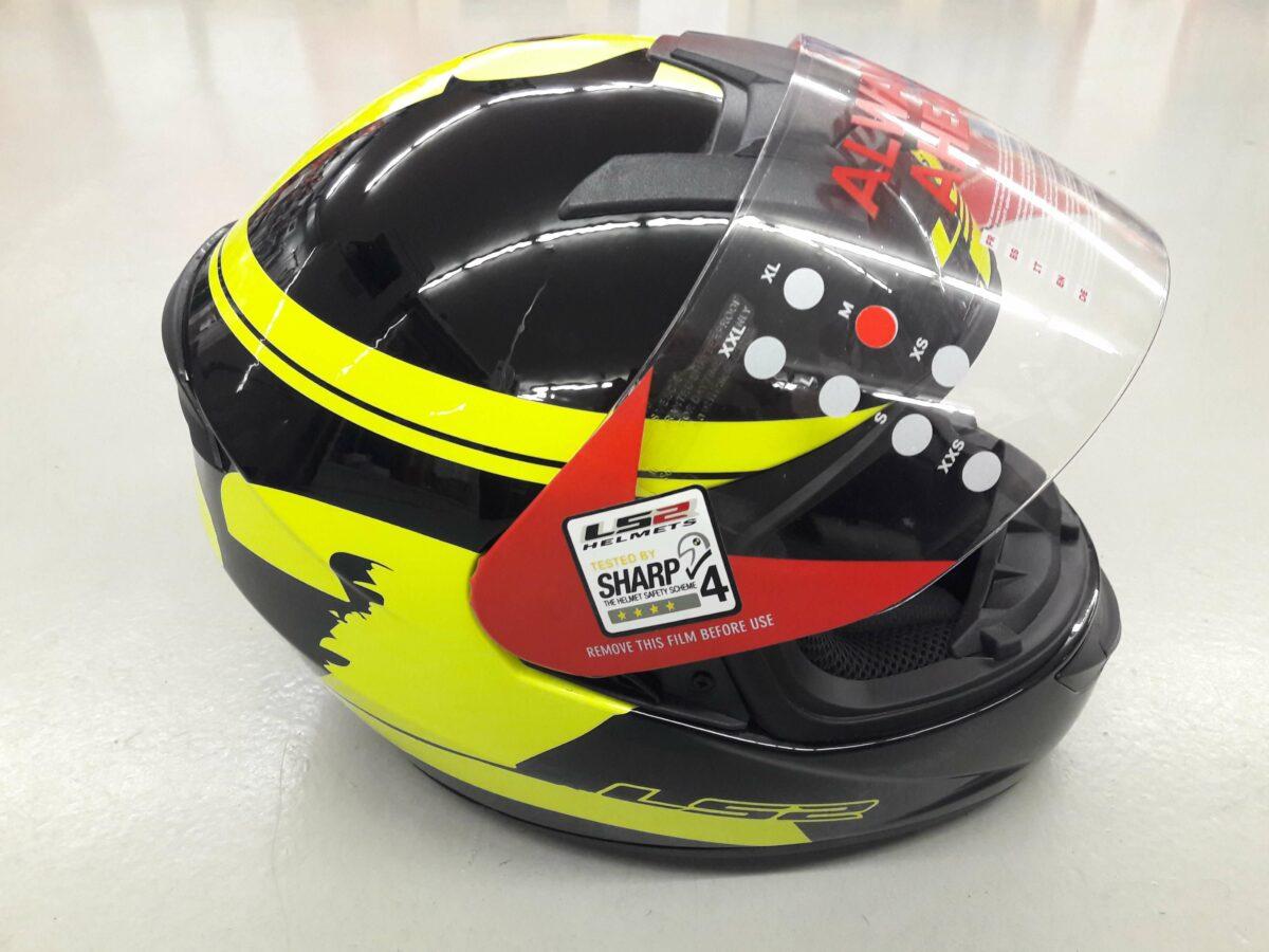 LS2 FF352 ROOKIE FLUO MUSTA HI-VIS KELT. M