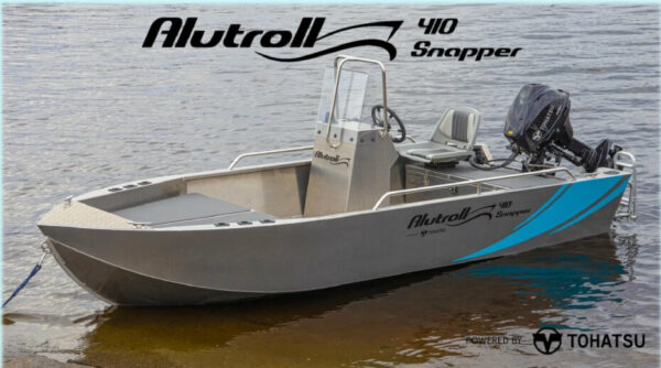 Alutroll 410 Snapper SC/CC (pulpetti) alumiinivene + Tohatsu MFS30DETL
