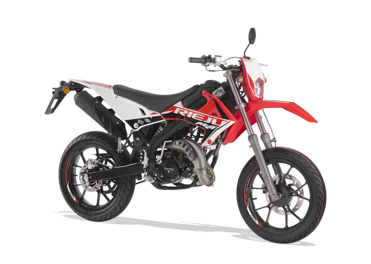 Rieju MRT 50 Supermoto puna-valko