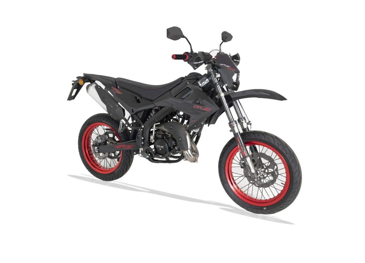 DRAC SM RS Nightrider musta/punainen E5+