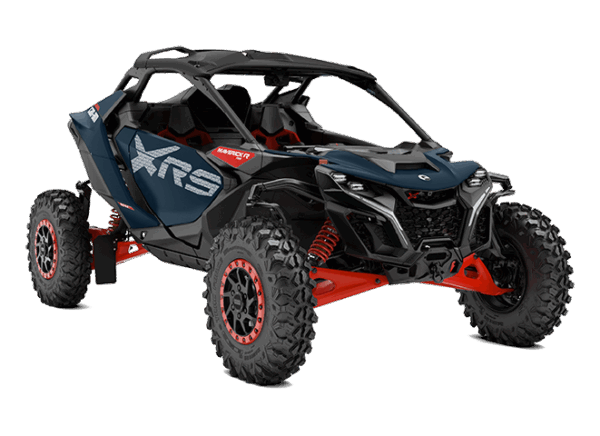 Can-Am Maverick R X RS DCT SAS 999T Dusty Navy & Legion Red INT-NRMM MY26