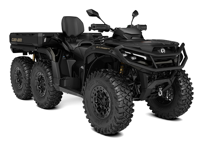 Can-Am Outlander MAX 6x6 BACKCOUNTRY T 1000R Stealth Black T3b 60 km/h MY26