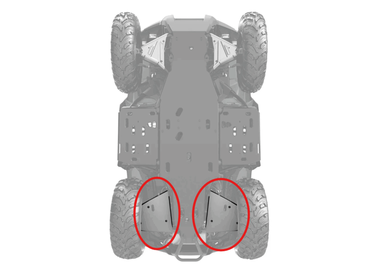 Takatukivarsien suojasarja Outlander G3L