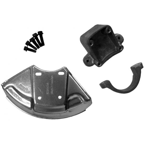 Husqvarna raivaussahan teräsuoja 200mm + adapteri (333R, 335R)
