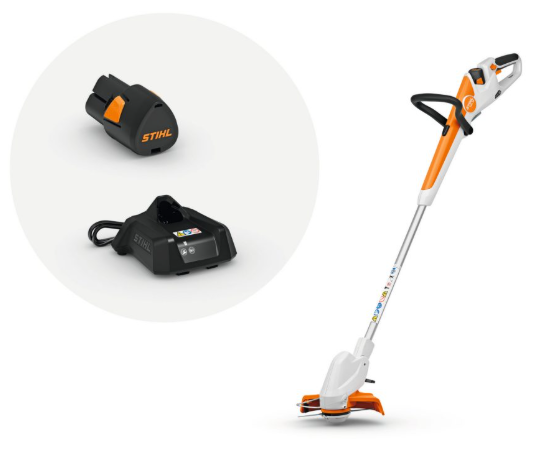 Stihl FSA 30 akkutrimmeri sis. AS 2 akku ja AL 1 laturi